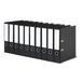 Amazon Basics Ringband Kantoormap in A4-formaat, Set van 10 stuks, Zwart