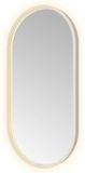 Hotbath &More Mirrors Oval LED Badkamerspiegel - Ovaal - 80 x 40 cm - RVS