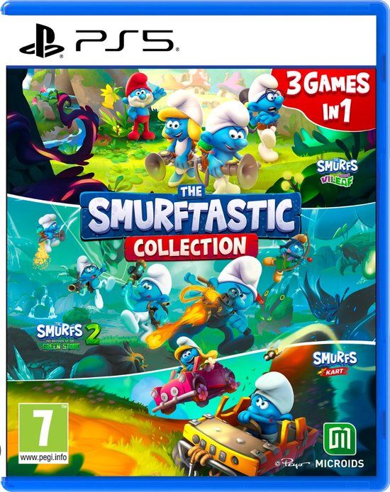 Microids The Smurftastic Collection (3-in-1) - PS5 - Blu-ray - Standard Edition
