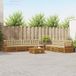 vidaXL - Acacia Hout Loungeset Bank 7 Zitplaatsen Natuurlijk en Beige