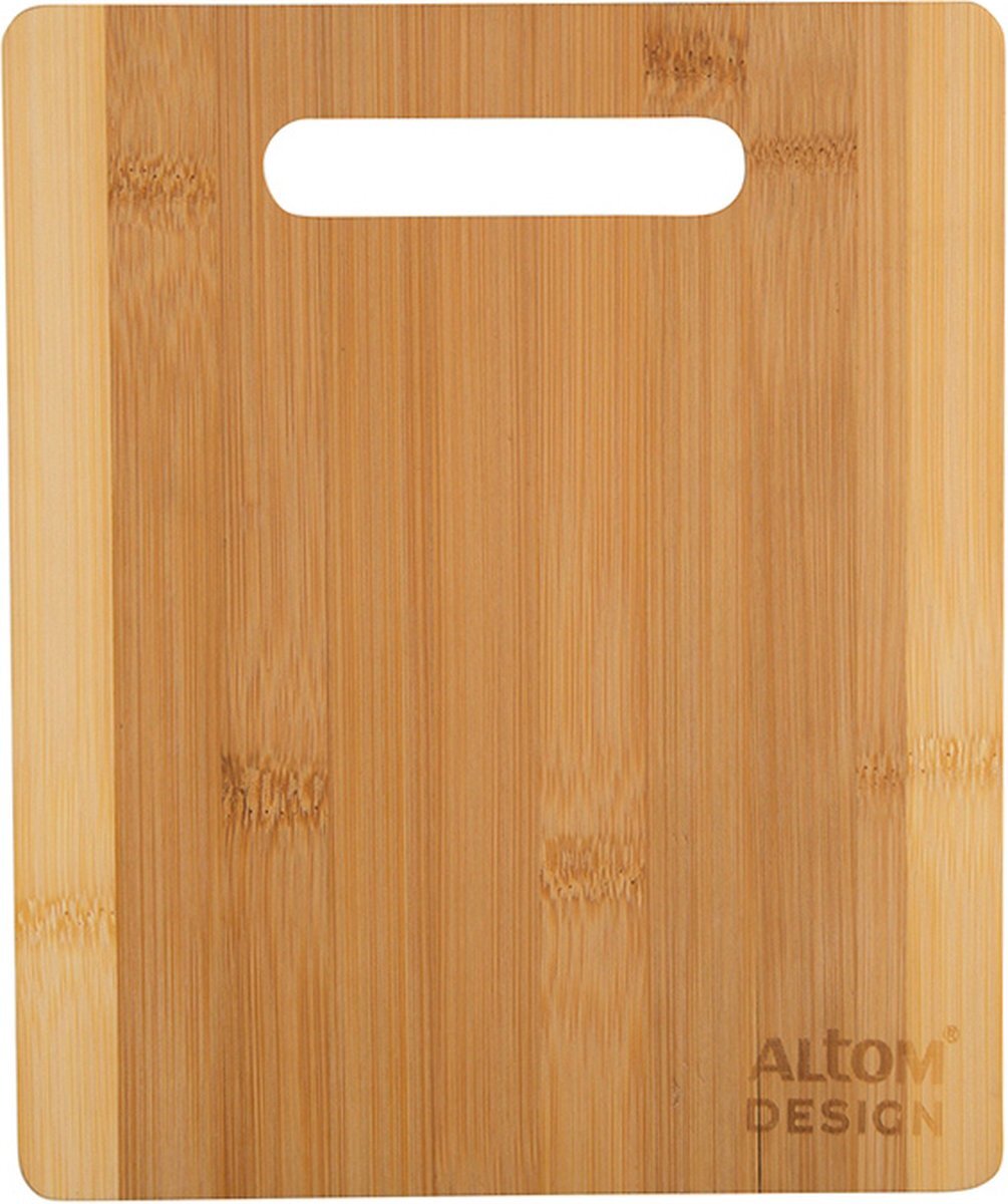 Altom Design Bamboe Snijplank 25 x 21 x 1 cm - gemaakt van Biologisch Bamboe