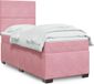 Maison Exclusive - Boxspringbed met matras, rose, 100x200 cm, velours