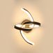Comely Binnenwandlamp, 16W Gebogen Design LED Wandlamp, Moderne Acryl Wandlamp voor Slaapkamer, Woonkamer, Hotel, Trap, Gang, 3000K Warm Wit