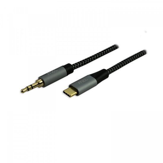 Mcl MCL MC1D99AZ03CJC3.52 audio kabel 2 m USB C 3.5mm Zwart, Grijs