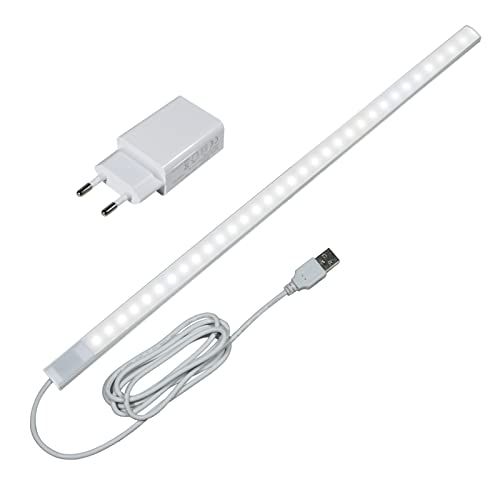 STBTECH Led-onderbouwlamp - 43 cm - Koud wit - Dimbaar - USB