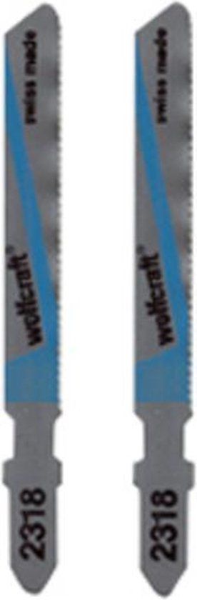 Wolfcraft Decoupeerzaagblad Fijn - HSS - 75 mm - 2 Stuks