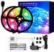 GLORRIFY LED Strip 15 meter – RGB verlichting – Bluetooth App & Afstandsbediening – Muziek Sync – Dimbaar – Sfeerverlichting
