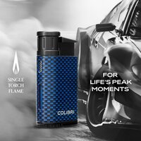 Colibri Evo - Jet Flame Aansteker - Blauw - Windproof Sigarenaansteker/Stormaansteker