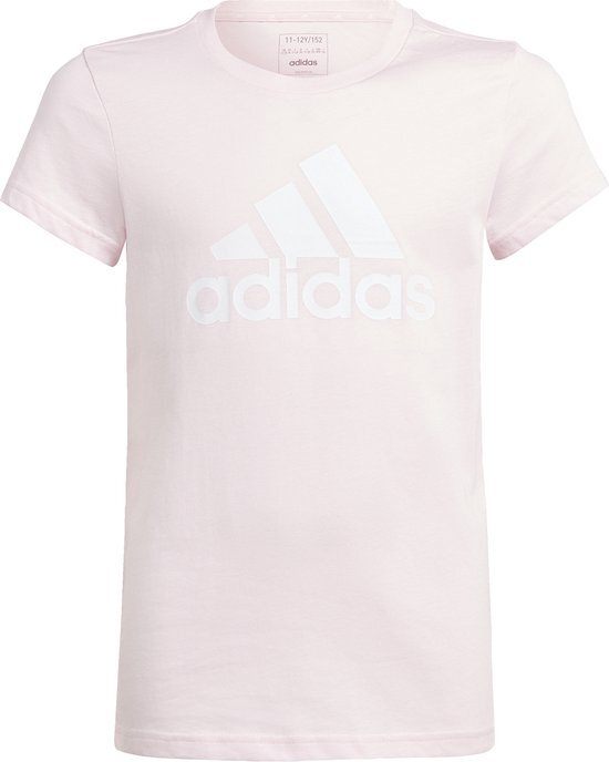 adidas Sportswear Essentials Big Logo Katoenen T-shirt - Kinderen - Roze- 152