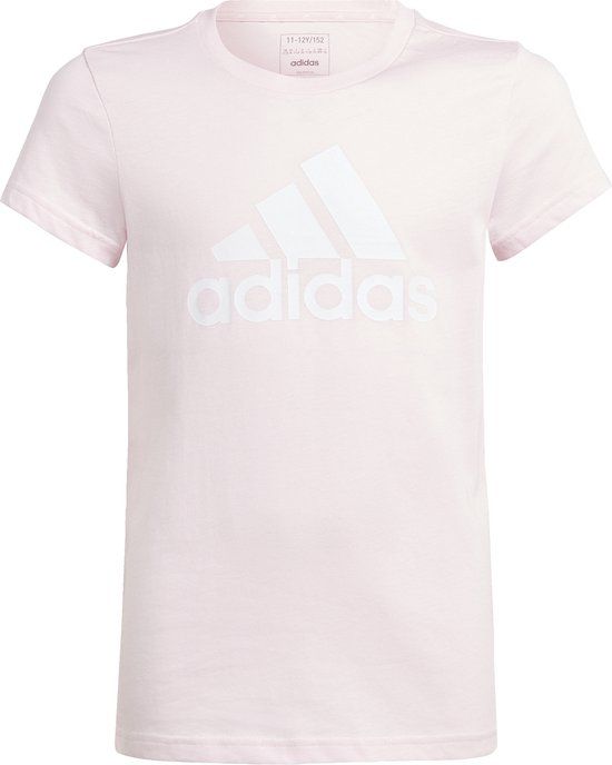 adidas Sportswear Essentials Big Logo Katoenen T-shirt Kinderen Roze 152