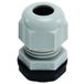 Icecat wartel M50 met moer 30/38mm kunststof lichtgrijs