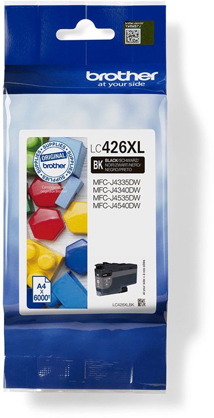 Brother LC426XLBK Zwart XL Originele Inktcartridge