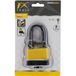 FX Tools cadenas avec clé - résistant à l'eau - anse de 50 mm - 2 clés - 11.5 x 6 x 3 cm