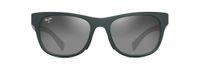 Maui Jim Kapeau Uniseks zonnebril, Mat groen metaal