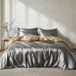 Luxe satijnen beddengoed set 135 x 200 cm met kussensloop