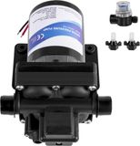 Merkloos 12V zelfaanzuigende waterpomp, 3 GPM RV-sproeipomp met 45 PSI druksensor
