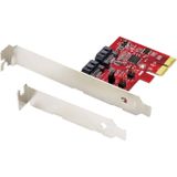 Renkforce RF-4679590 2 ports contrôleur RAID PCIe x4 Convient pour : SSD SATA Avec support de montage bas profil