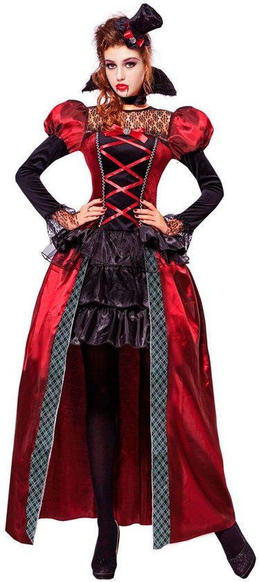 Widmann Vampier & Dracula Kostuum Victoriaanse Vrouwelijke Vampier Alcala Kostuum XL Carnaval kostuum Verkleedkleding