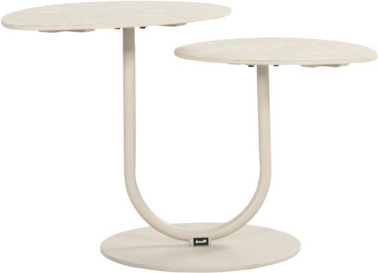 Hartman bijzettafel - Rota duo - sand - 60x40x50