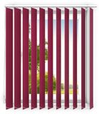 time4blinds - Verticale lamellen - Lamellen voor kantoorwerkplekken en thuis - Slaapkamer en Keuken Jaloezieën - 180x210 cm - Bordeaux