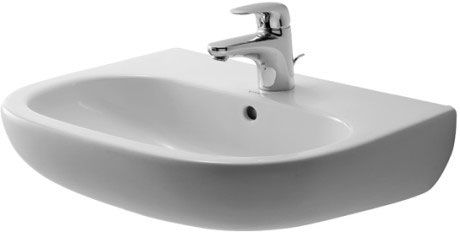 Duravit D-Code Wastafel - 55cm - Wit