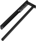 SOTECH Aluminium Handdoekrek TED 1-armig zwart mat