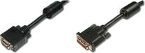 Assmann Electronic AK-320300-030-S DVI-I naar VGA kabel adapter 3m Zwart