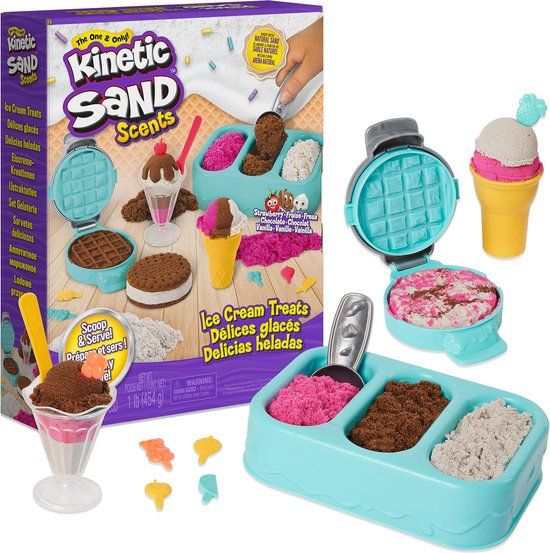 Kinetic Sand - IJstraktaties Speelset - 510g - Sensorisch Speelgoed