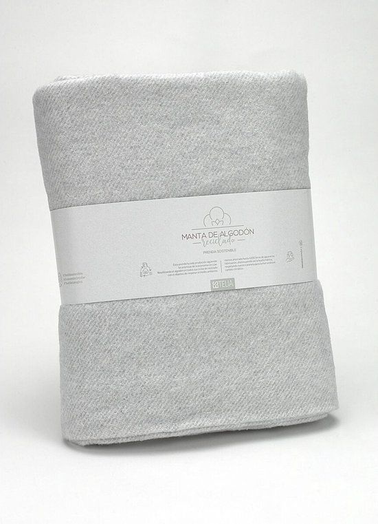 Deken Alexandra House Living Lares Parelgrijs 125 x 180 cm