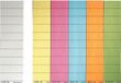 Leitz Lege gele etiketten, 60 x 21 mm