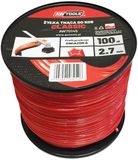 Awtools Classic Series - Touwlijn voor Grastrimmer - 2.4mm - 100m - Nylon - Ovaalvormig