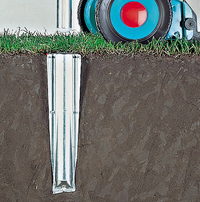 Brabantia 45mm Ground Spike - Grey Metal