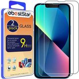ebestStar - 2 Stuks Gehard glas voor iPhone 14, iPhone 13 Apple