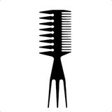 Go Go Gadget - 3-Way-Kam Zwart Styling-Tool Kapper-Kwaliteit Haar-Verzorging