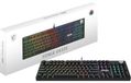 MSI FORGE GK320, clavier de jeu mécanique, filaire, Red switches, éclairage RGB, noir