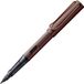 LAMY Lx vulpen 090 – Elegante vulpen van aluminium in marron met edelmetaalafwerking en zwarte PVD-staalpenpunt – Inclusief LAMY T 10 inktpatroon in blauw en geschenkverpakking