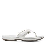 Clarks Brinkley Sea Dames Slippers - White - Maat 41