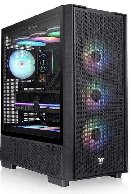 Thermaltake S380 TG ARGB Midi Tower Zwart