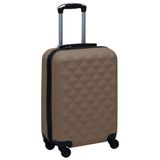 VidaXL Rigide valise ABS marron
