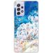 Samsung Galaxy A72 5G Marbre ocean bedrukt siliconen hoesje