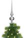 Atmosphera Kerstboom Piek - Zilver - Kunststof - 28 cm