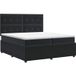 Maison Exclusive - Lit boxspring avec matelas, Noir, 200 x 200 cm, velours