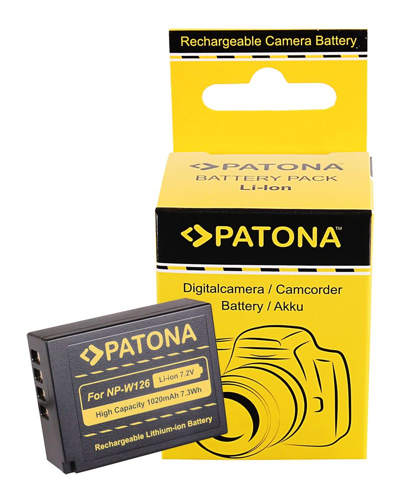 PATONA 1111 Fujifilm NP-W126 Camera Battery - 1100mAh