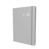 Collins Legacy CL51.97-24 dagplanner 2024 A5 (met afspraak) - bedrijfsplanner en organizer - januari tot december 2024 - dagplanner - grijs