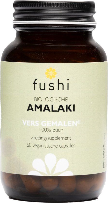 Fushi Wellbeing - Biologische Amalaki - 60 capsules - Vegan - Plasticvrij