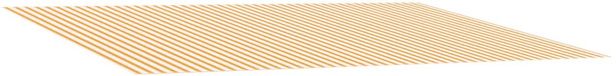 vidaXL - Toile de remplacement - pour - parasol - Jaune - et - Blanc - 250 - x - 200 - cm