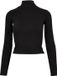 Urban Classics Rib Back Cut Out Longsleeve Top Dames 5XL Zwart