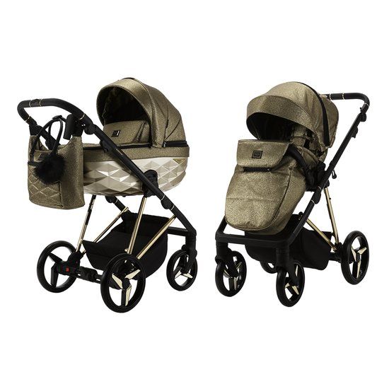 Adamex Quantum - Kinderwagen - Glossy Gold
