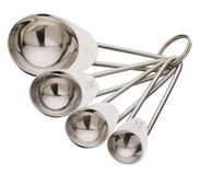 KitchenCraft RVS maatlepelset, 4 stuks