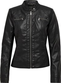 ONLY ONLBANDIT FAUX LEATHER BIKER OTW NOOS Women's Jacket - Size 40